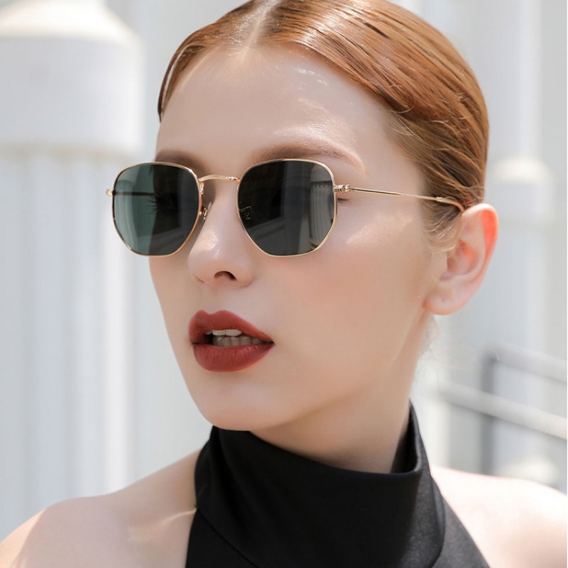 Sunglasses Uv400 - Yuvarlak Punk Güneş Gözlüğü Erkek Lüks