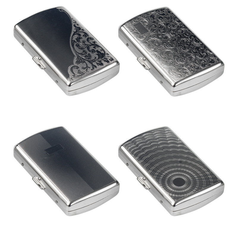 Premium Cigar Case - Metal Sigara Kutusu 12 Paketlik Taşınabilir