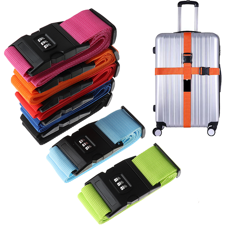 Travel Luggage Set - 2M gökkuşağı şifreli kilit ambalaj bagaj