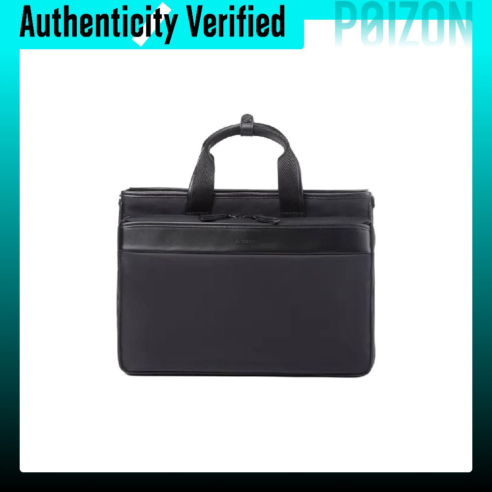 Leather Briefcase - SAMSONITE Sığır Derisi Kumaşlı Erkek Evrak