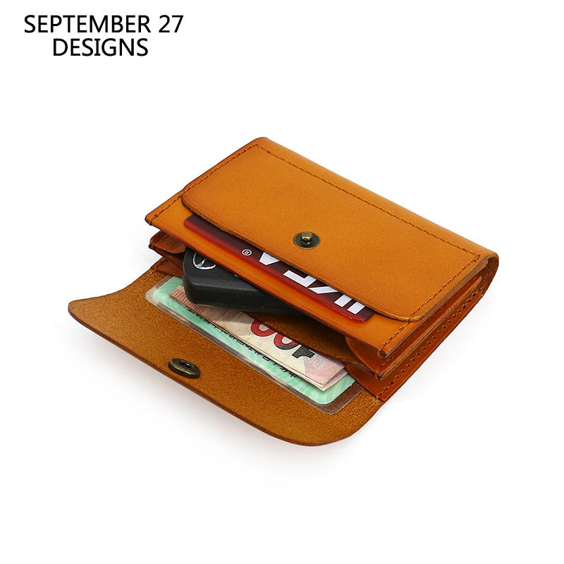 Leather Wallet Men - Mini bel çantası erkekler hakiki deri