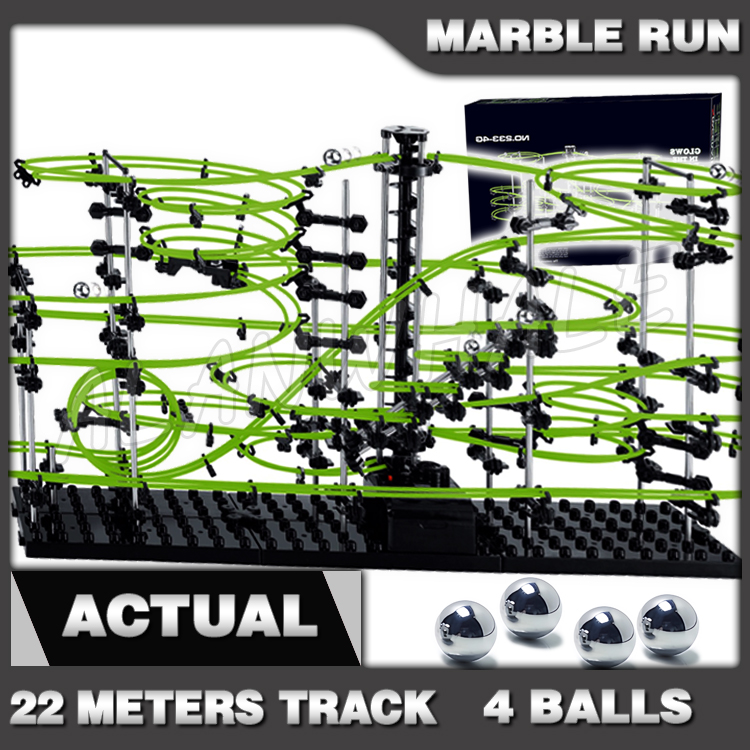 Marble Coaster Set - 2200cm Raylı Seviye 4 Mermer Pisti