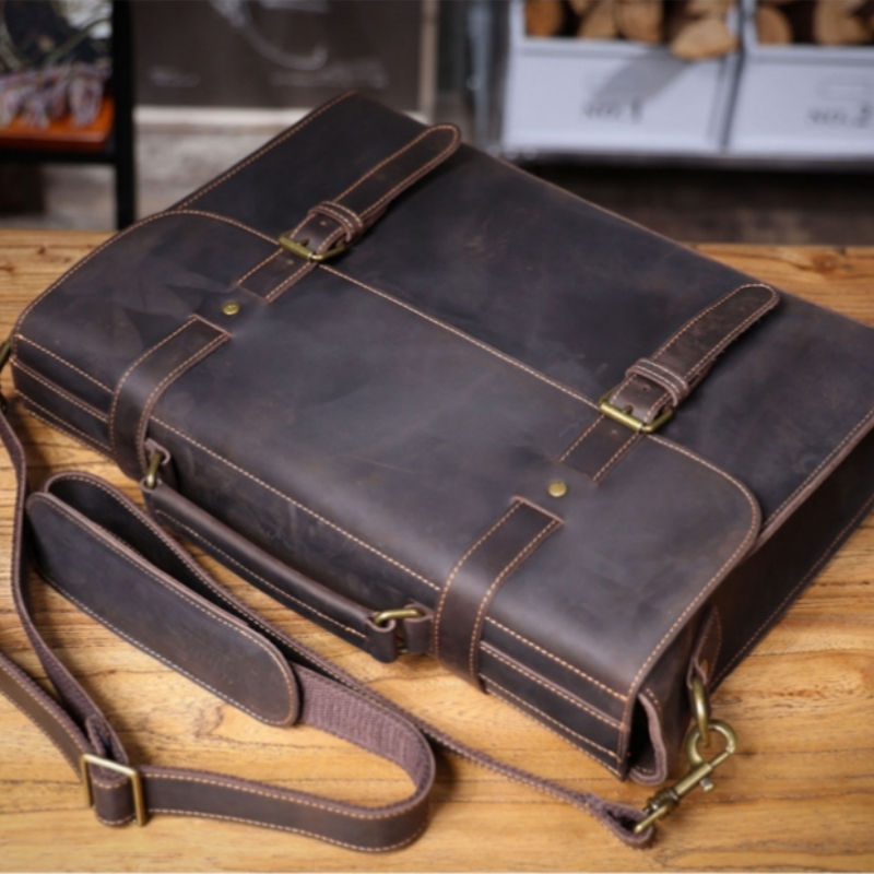 Leather Briefcase - Lüks orijinal erkek çanta gerçek deri