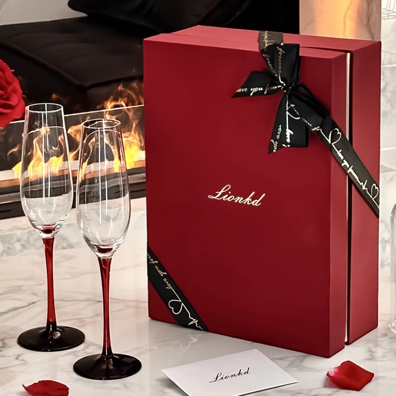 Luxury Gift Set - HYS lüks hediyelik şampanya kadehi kristal