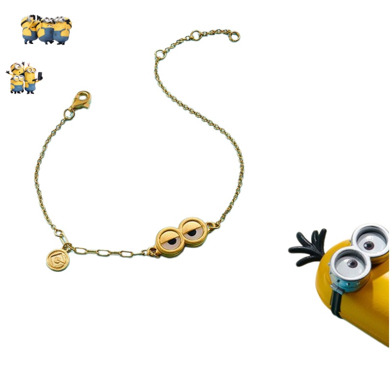 Gold Plated Jewelry - Minyonlar Serisi Altın Bileklik - Sevimli