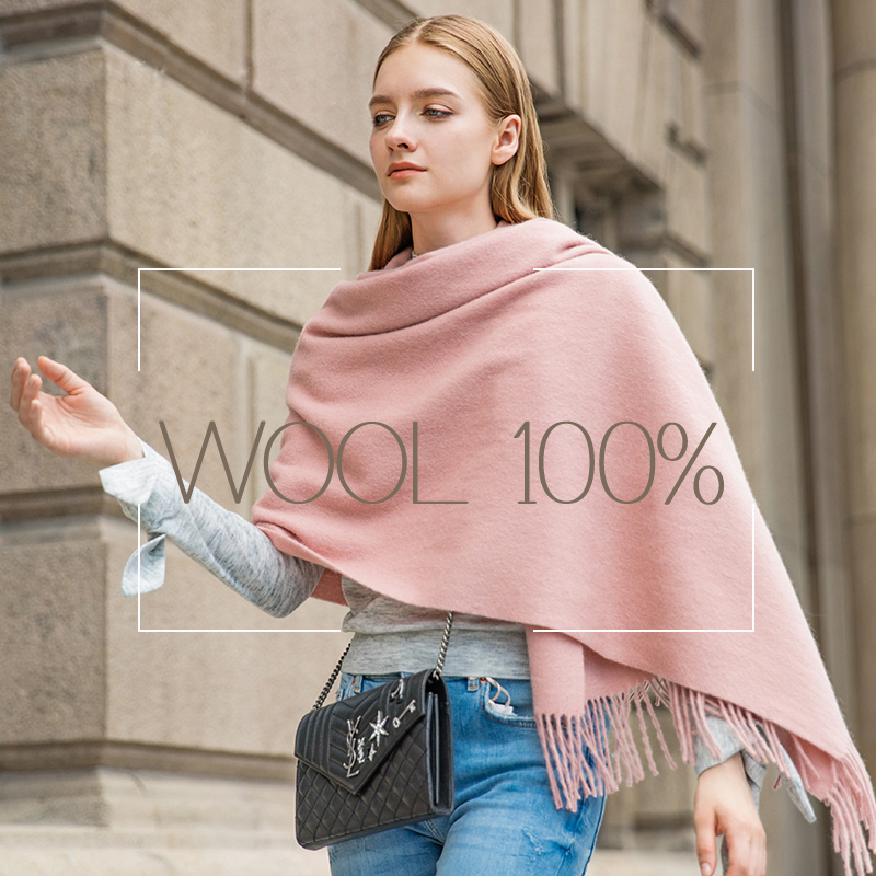 Cashmere Scarf - Yün Kış Eşarp Kadın Moda Şal