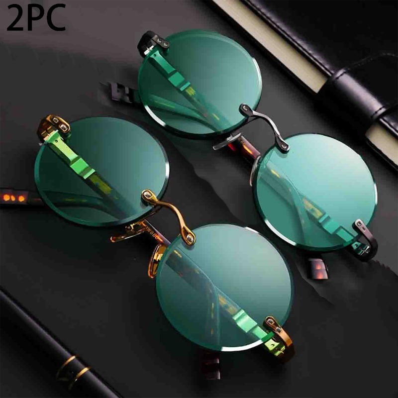 Designer Sunglasses - Moda Klasik Çerçevesiz Güneş Gözlüğü Kadın