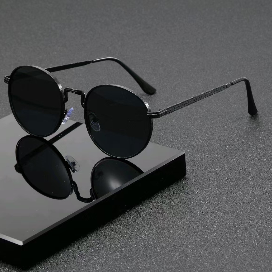 Designer Sunglasses - Moda Klasik Yuvarlak Güneş Gözlüğü Erkek