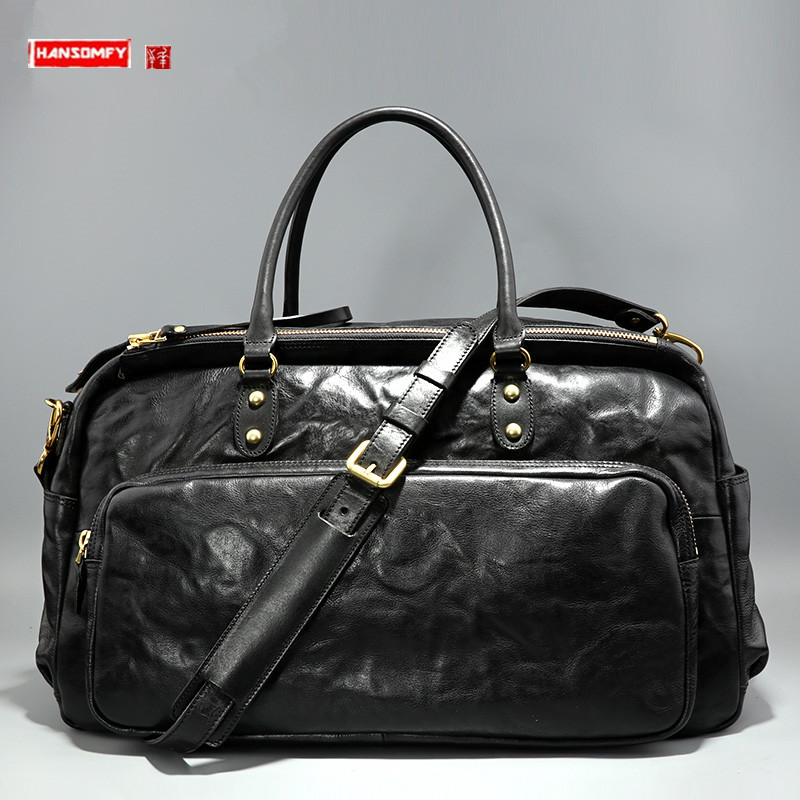 Leather Briefcase - 2026 Yeni Kore Tarzı İş Erkekler