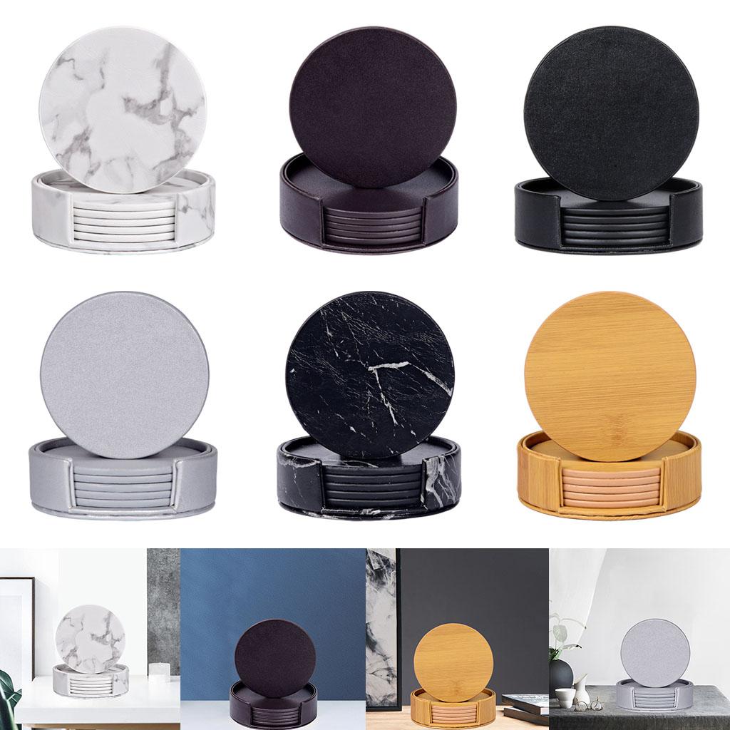 Yuvarlak Mermer Bardak Altlıkl - Marble Coaster Set incelemesi ve fiyatı
