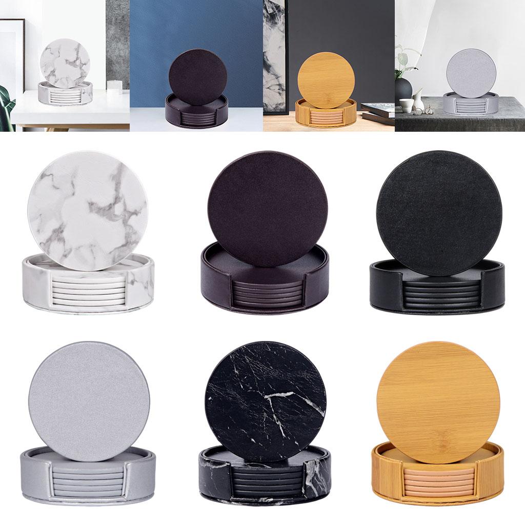 Yuvarlak Mermer Bardak Altlıkl - Marble Coaster Set incelemesi ve fiyatı