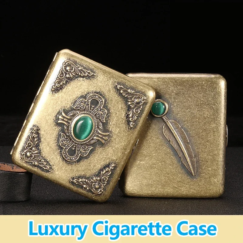 Vintage Kabartma yeşim Kapasit - Premium Cigar Case incelemesi ve fiyatı