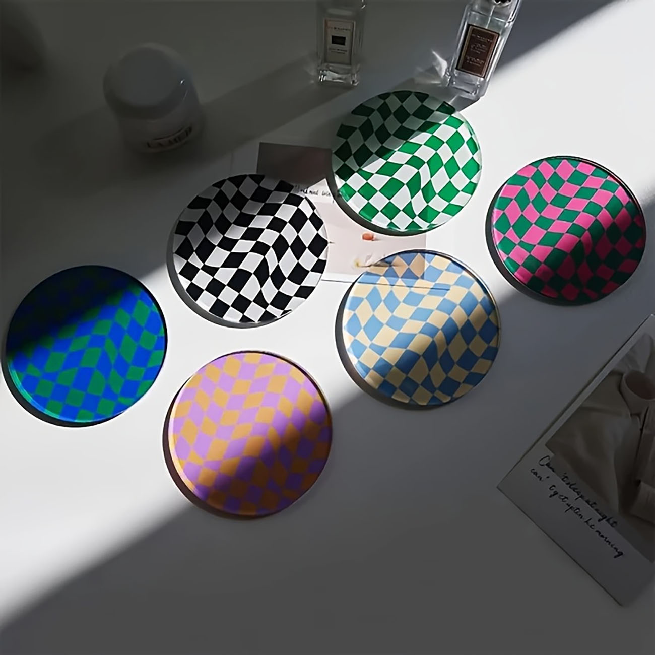 6 Parça - Ahşap Bardak Altlıkl - Marble Coaster Set incelemesi ve fiyatı