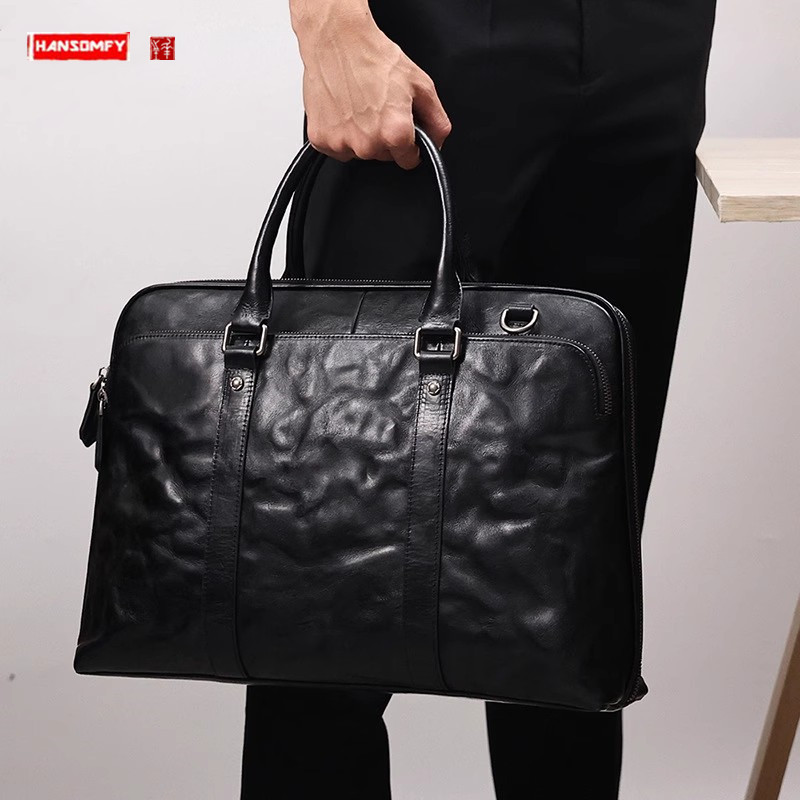 2025 Yeni Hakiki Deri Erkek Ça - Leather Briefcase incelemesi ve fiyatı