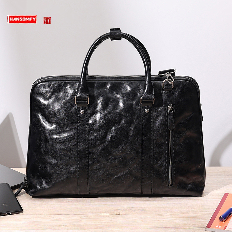 2025 Yeni Hakiki Deri Erkek Ça - Leather Briefcase incelemesi ve fiyatı