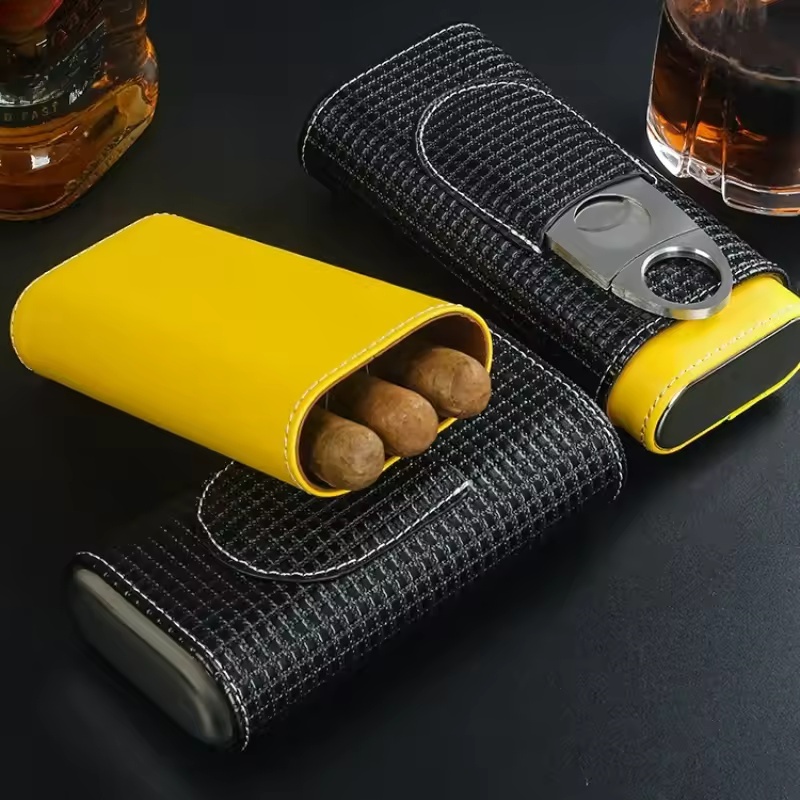 Taşınabilir Deri Puro Kutusu S - Premium Cigar Case incelemesi ve fiyatı