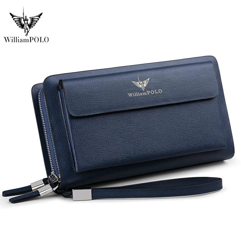 WILLIAMPOLO Lüks erkek Deri el - Leather Wallet Men incelemesi ve fiyatı