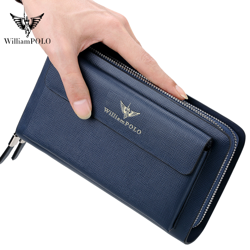 WILLIAMPOLO Lüks erkek Deri el - Leather Wallet Men incelemesi ve fiyatı