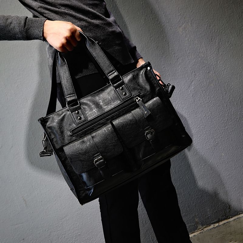 PU Deri Omuz Evrak Çantası Vin - Leather Briefcase incelemesi ve fiyatı