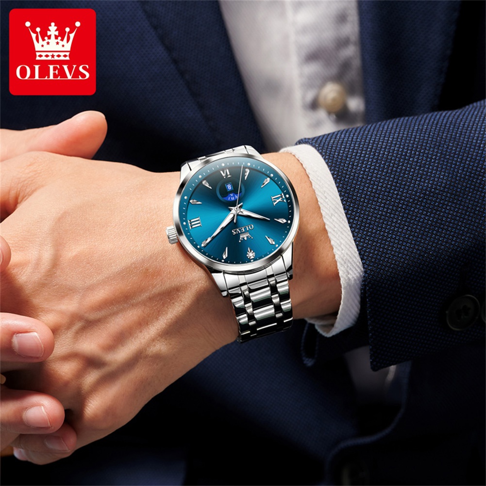 OLEVS Ay Fazı erkek saatleri t - Luxury Watch Men incelemesi ve fiyatı