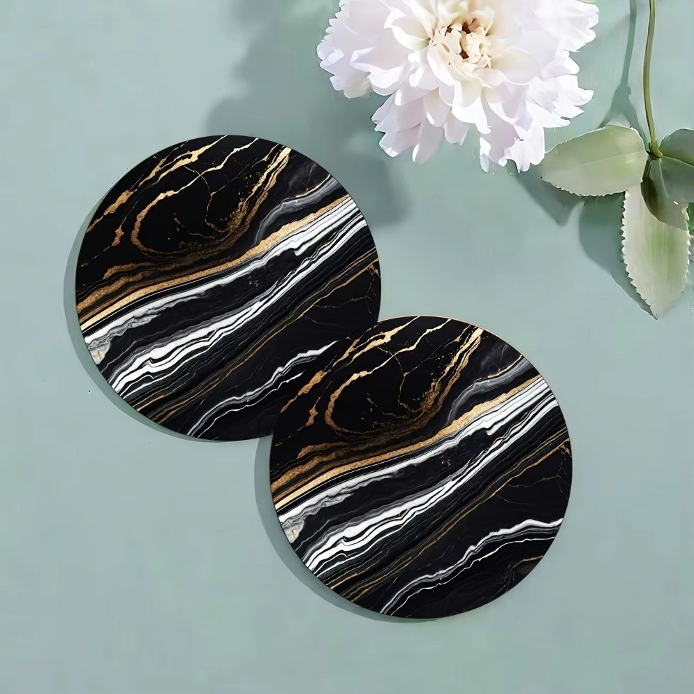 6 adet 4 inç içecek altlığı se - Marble Coaster Set incelemesi ve fiyatı