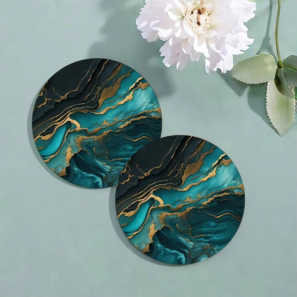 6 adet 4 inç içecek altlığı se - Marble Coaster Set incelemesi ve fiyatı
