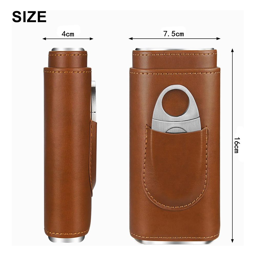 LMETJMA 3 Parmaklı Deri Puro K - Premium Cigar Case incelemesi ve fiyatı