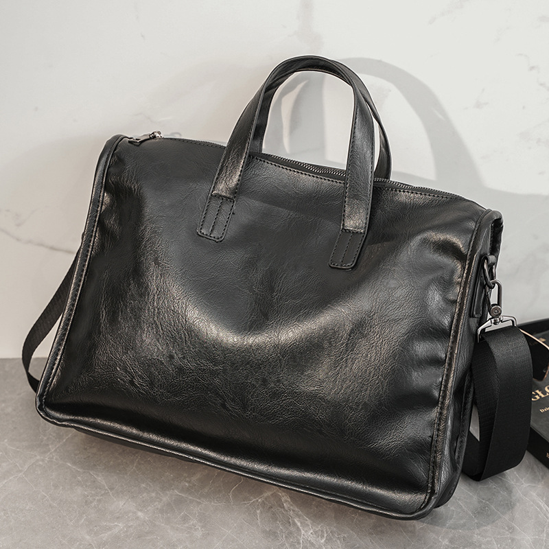 Rahat iş erkek çantası moda yü - Leather Briefcase incelemesi ve fiyatı
