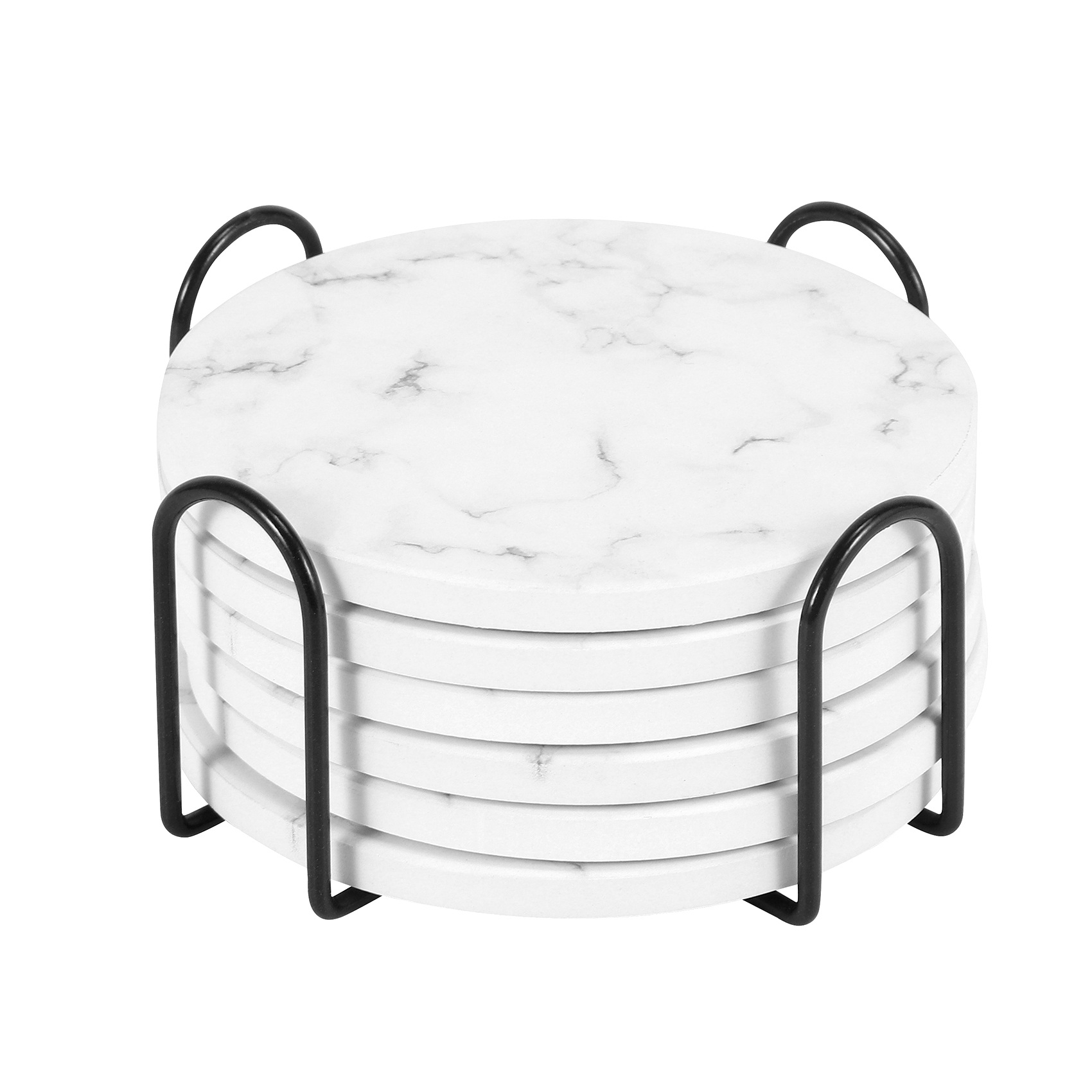 ABAH-Sıvı Emici Bardak Altlıkl - Marble Coaster Set incelemesi ve fiyatı