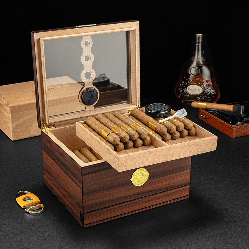 Lüks Ahşap Puro Saklama Kutusu - Luxury Gift Set incelemesi ve fiyatı