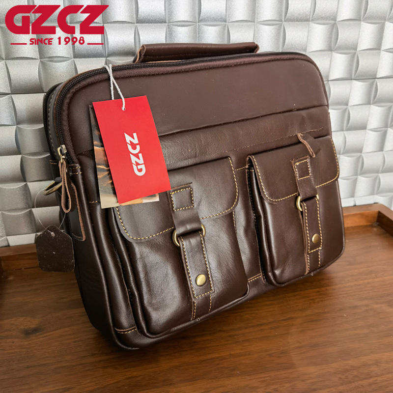 GZCZ erkek Çanta Eğlence İş Bi - Leather Briefcase incelemesi ve fiyatı