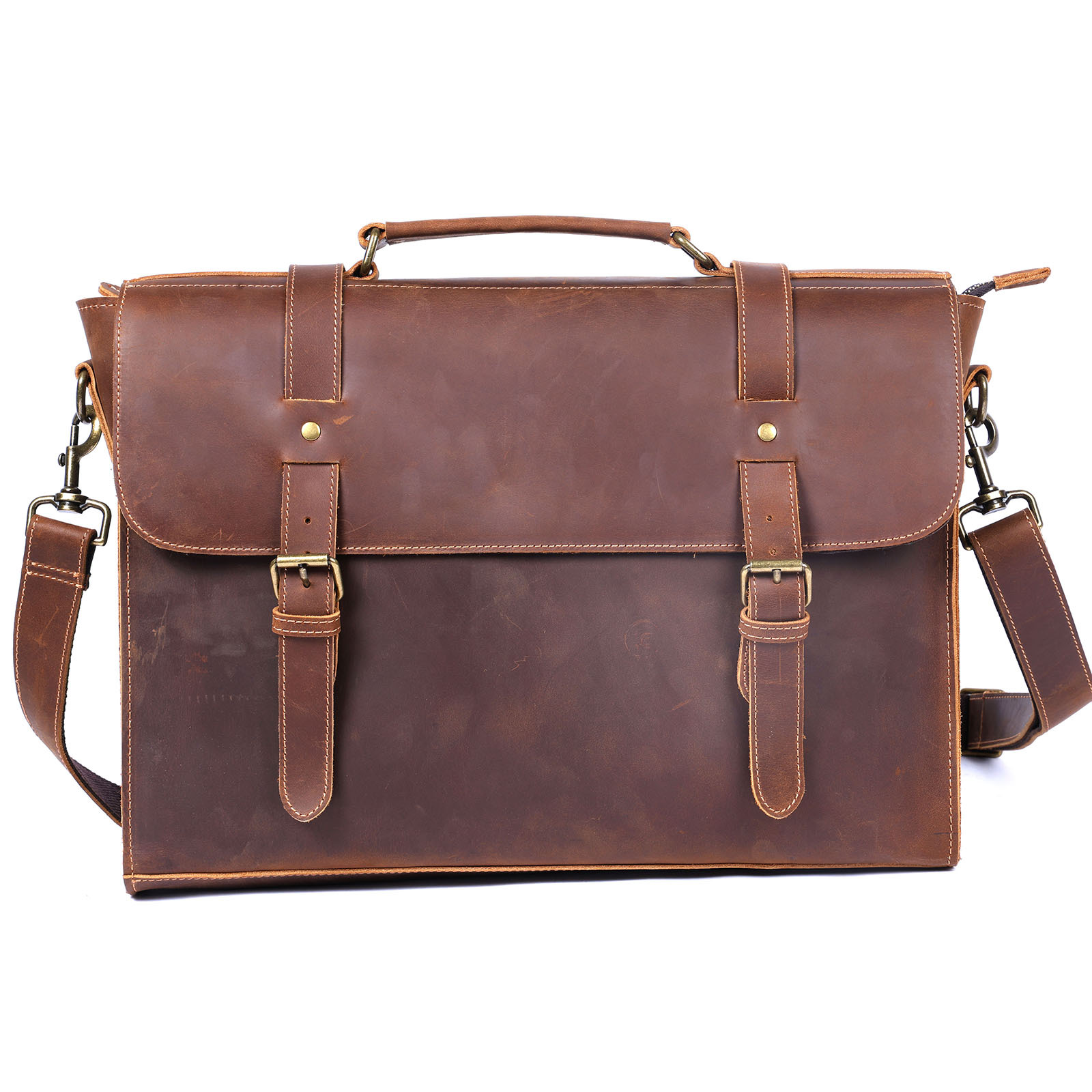 Lüks orijinal erkek çanta gerç - Leather Briefcase incelemesi ve fiyatı