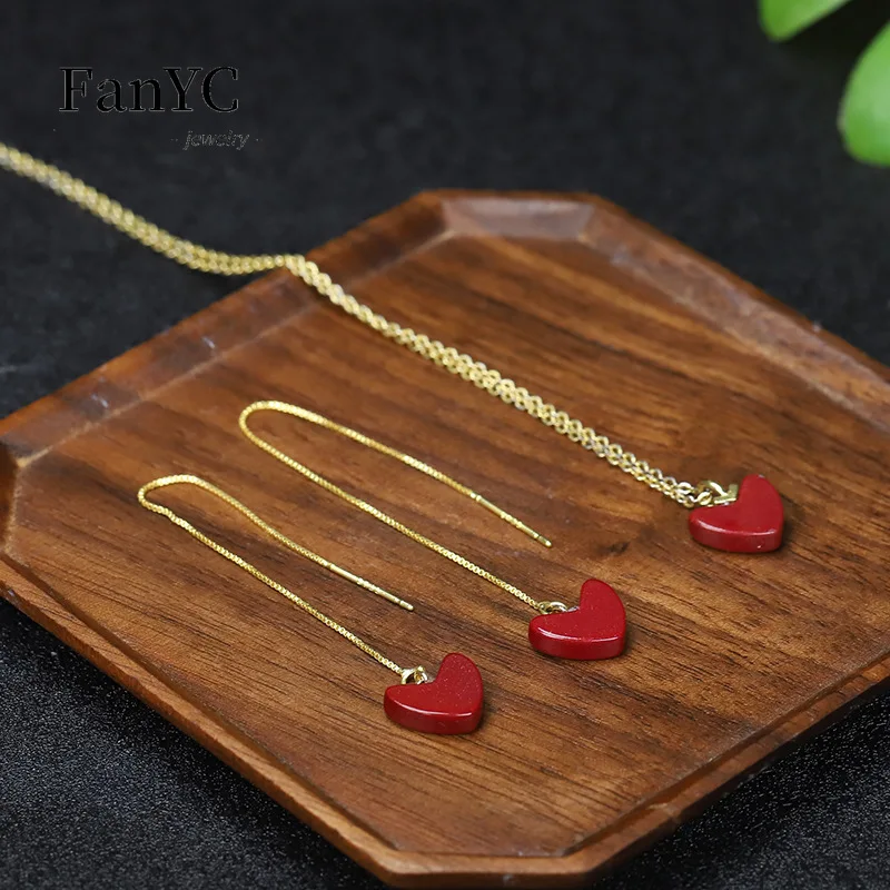Doğal v-şekilli Cinnabar aşk k - Luxury Gift Set incelemesi ve fiyatı