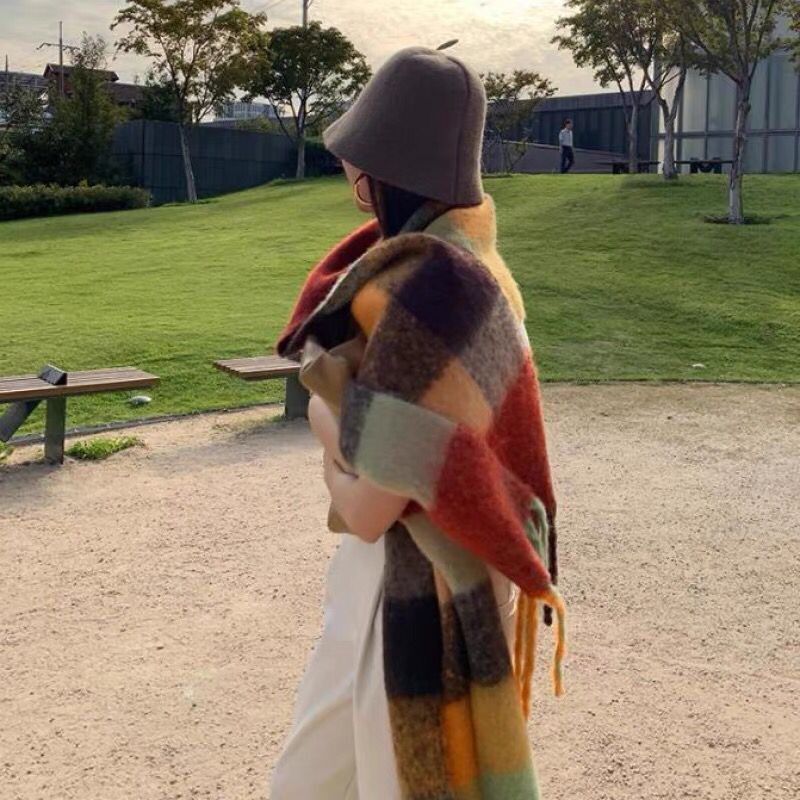 YENI Lüks Kış Kalın Sıcak Eşar - Cashmere Scarf incelemesi ve fiyatı
