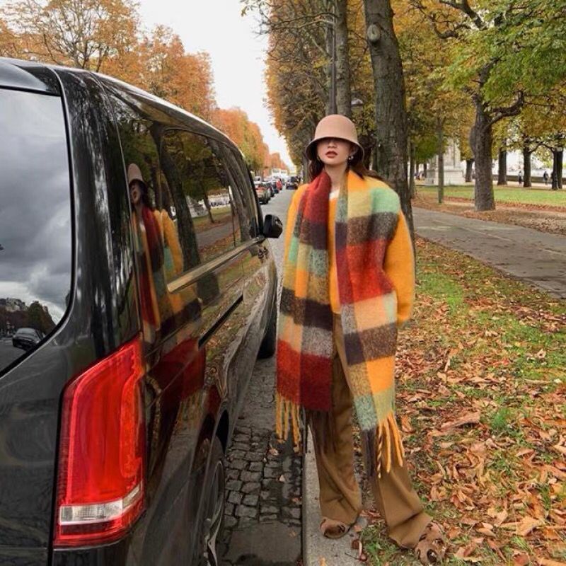 YENI Lüks Kış Kalın Sıcak Eşar - Cashmere Scarf incelemesi ve fiyatı