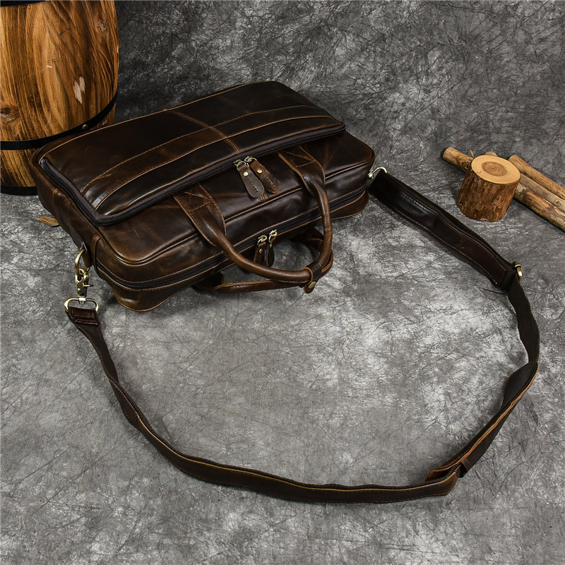Erkekler için lüks hakiki deri - Leather Briefcase incelemesi ve fiyatı