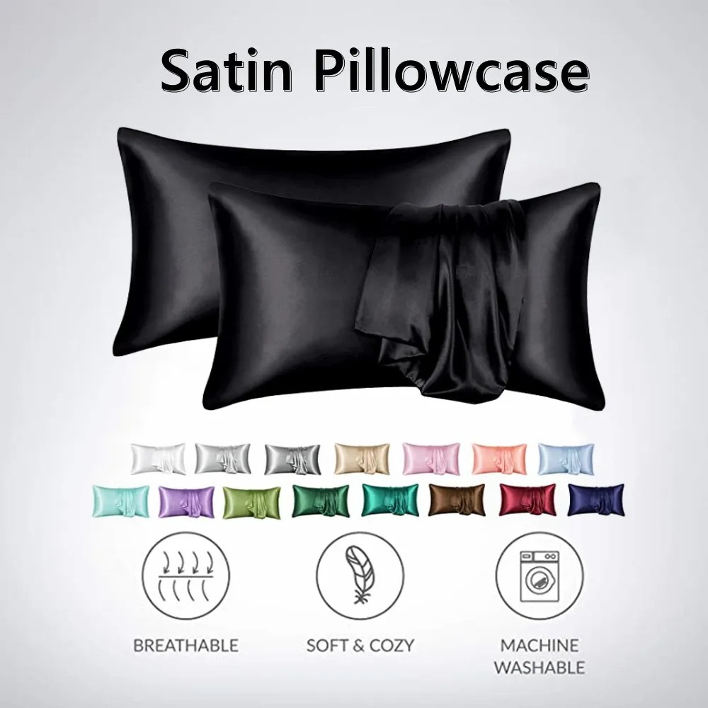 2 adet/grup Katı Ipeksi Saten  - Silk Pillowcase incelemesi ve fiyatı