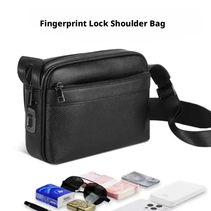 Erkekler için Parmak İzi Kilid - Leather Wallet Men incelemesi ve fiyatı