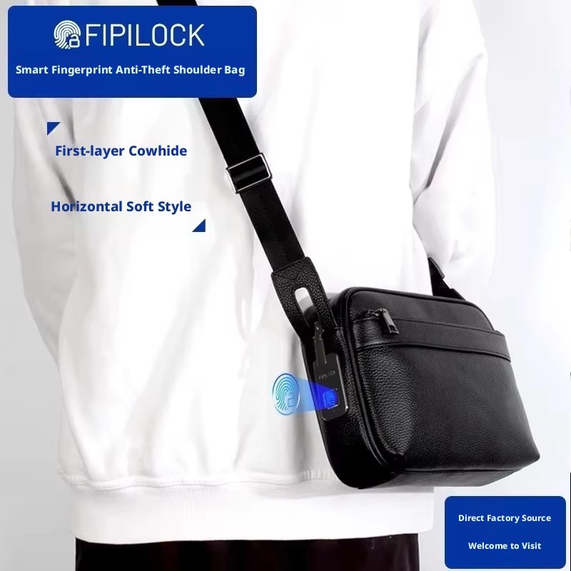 Erkekler için Parmak İzi Kilid - Leather Wallet Men incelemesi ve fiyatı