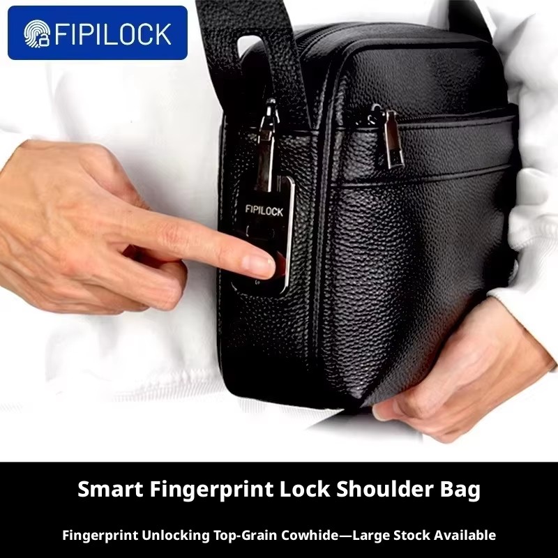 Erkekler için Parmak İzi Kilid - Leather Wallet Men incelemesi ve fiyatı