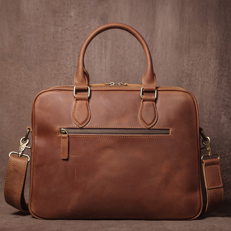 GURO Erkekler Çılgın At Inek D - Leather Briefcase incelemesi ve fiyatı