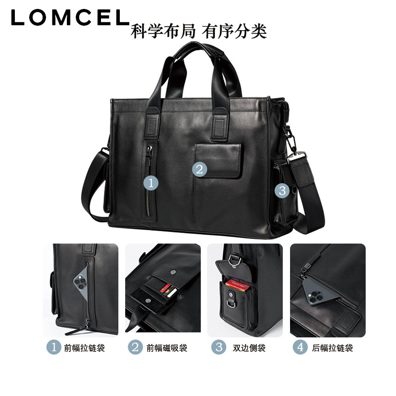 LOMCEL P116, şık bir el çantas - Leather Briefcase incelemesi ve fiyatı