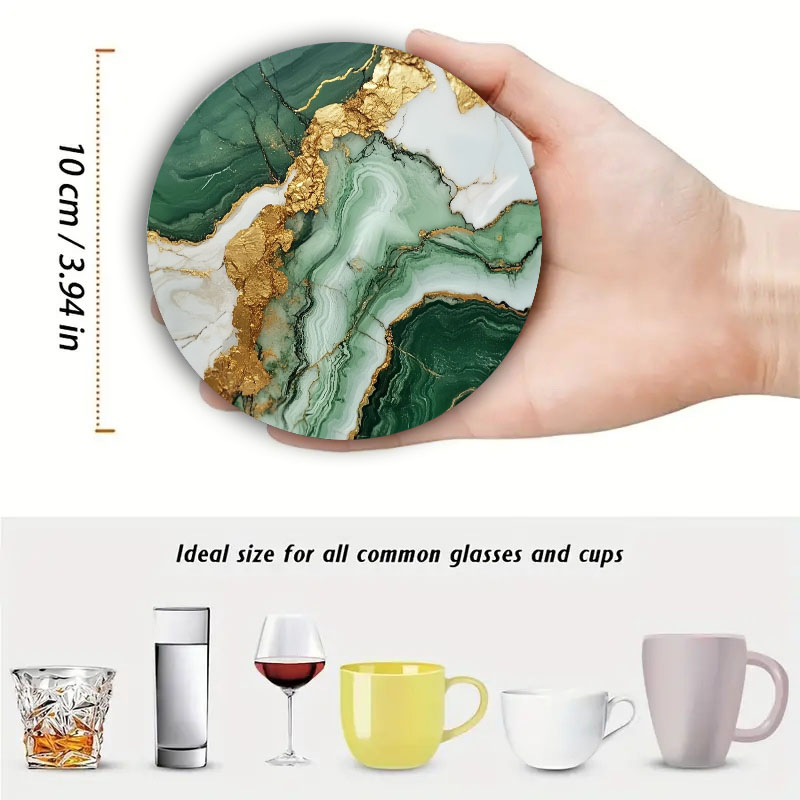 4 Parça Mermer Desenli Baskılı - Marble Coaster Set incelemesi ve fiyatı