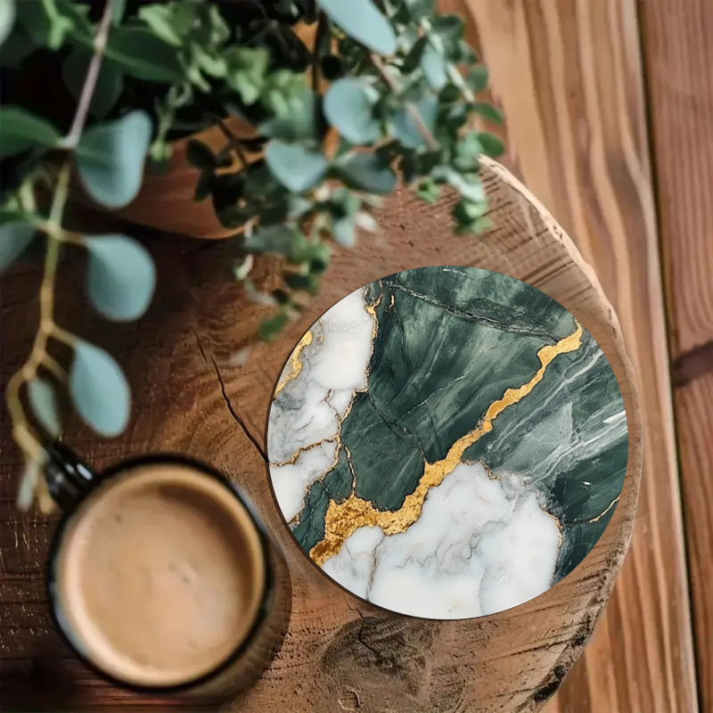 4 Parça Mermer Desenli Baskılı - Marble Coaster Set incelemesi ve fiyatı